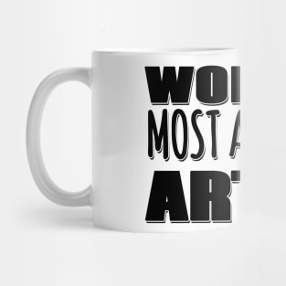 World's Most Adequate Artist Mug